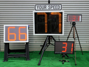 Speed Radar Gun Displays